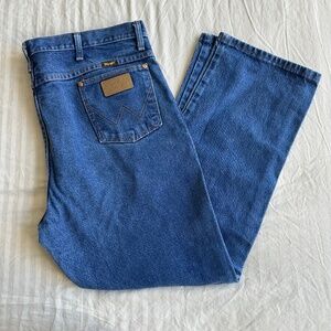 Vintage Wrangler Men's Cowboy Cut Fit Jeans Made In Mexico 40x30